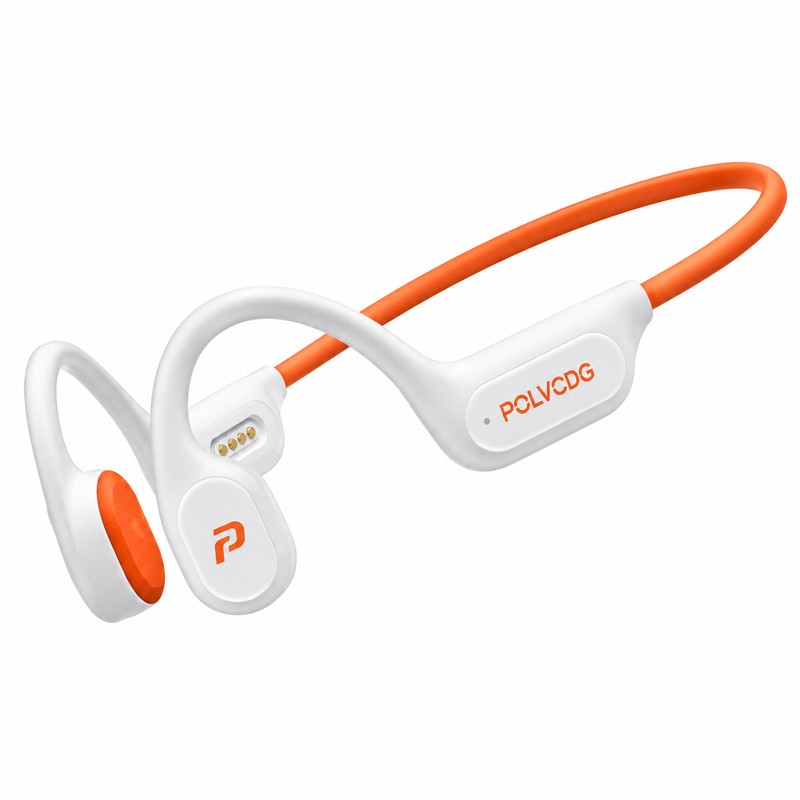 32GB Bone Conduction Headphones – IPX8 Waterproof Open-Ear Wireless Earphones