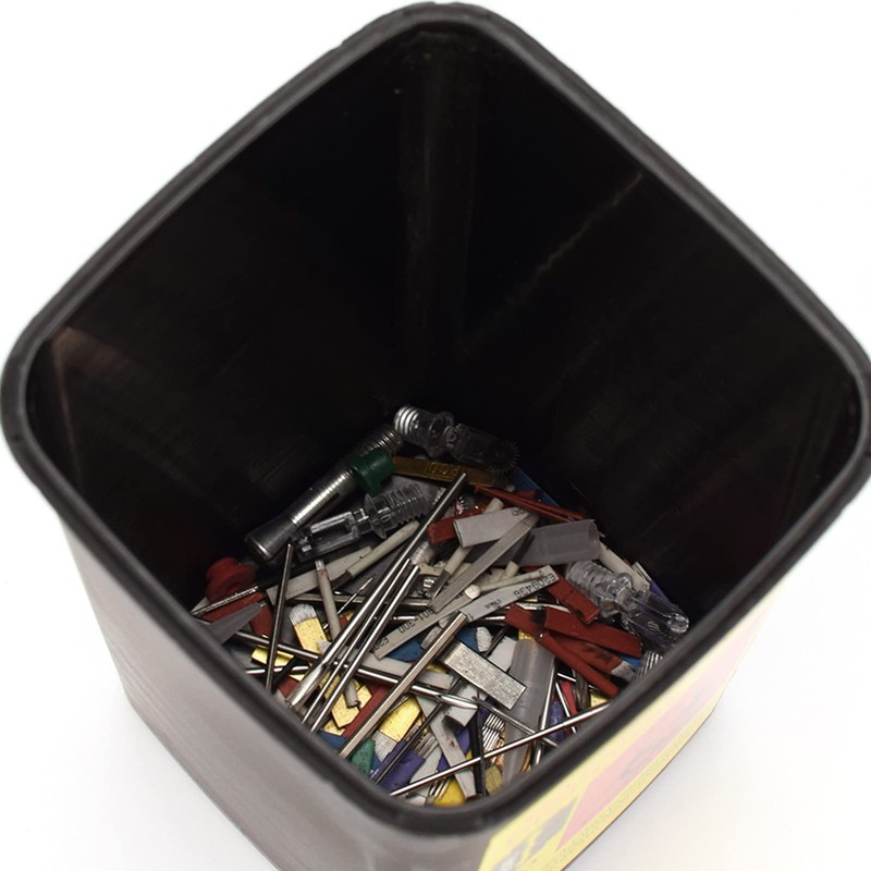TEONEI Razor Blades Dispenser Case,Small Portable Sharps Container,Razor Blades Disposal