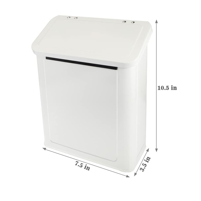 Picowe Magnetic Laundry Storage, Large Metal Lint Holder Bin with