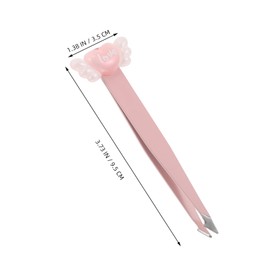 SAFIGLE 4pcs Precision Stainless Steel Eyebrow Tweezers Professional Facial Hair Removal Tool for Eyelash Application and Eyebrow Plucking