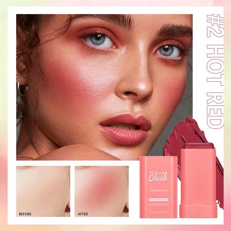 Barra Hidratante Con Color Lakerain,blush Multiuso On-the-go