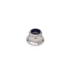 binifiMux 30pcs 304 Stainless Steel M5-0.8mm Hex Flange Nylon Inserted