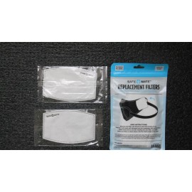 Safe+Mate Face Mask Replacement Filters for Adults (10 Pack in Sealed Bag)