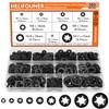 HELIFOUNER 360 Pieces 9 Sizes Internal Tooth Star Lock Washers,