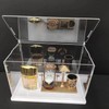 Clear Acrylic Display Case-Assemble, Top Cove Openable Door, Thickened Base,
