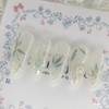 Fresh Leaf Handmade Nail Tips - Oval / 프레쉬 리프
