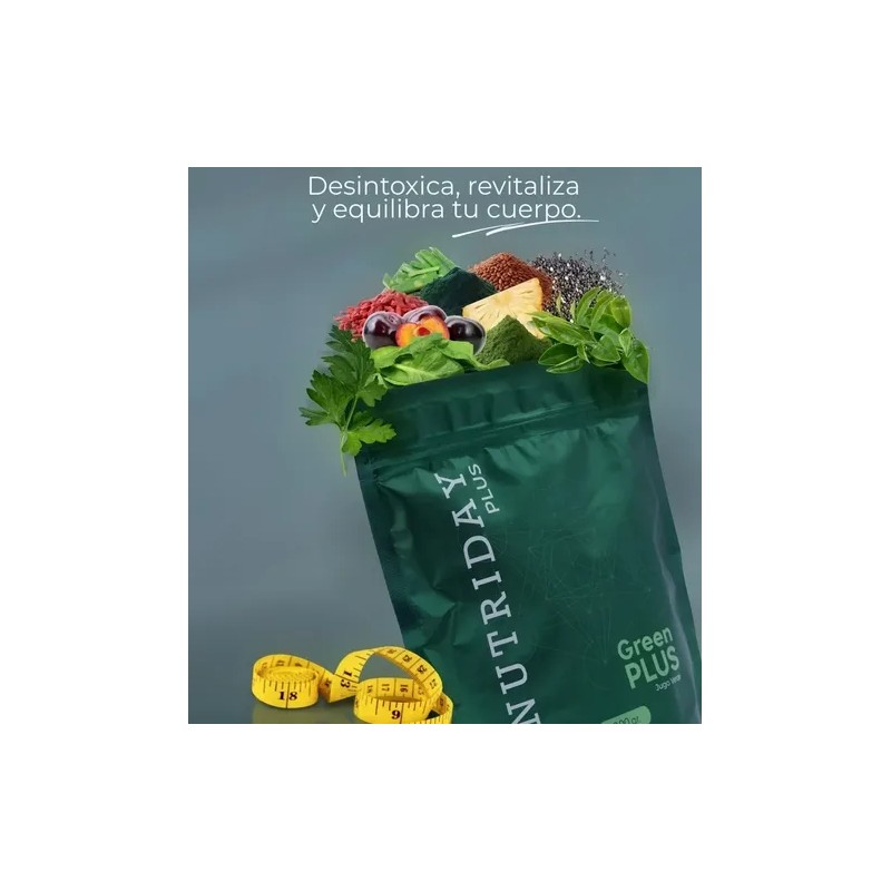 Jugo Verde Detox Green Plus 300g Energía Alcalinizante