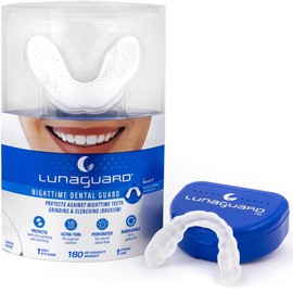Protector dental nocturno – Cómodo protector bucal para bruxismo – Protección ajustada personalizada para molienda de dientes y agarre de mandíbula más estuche de almacenamiento