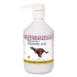 Swedencare UK ArthriAid Omega Liquid 500 ml for Dogs and Cats, Joints and Mobility Supplement