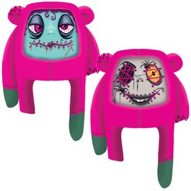 GREEPZ® GREEPY® BUM, Sal Smiles – Fun Horror Plush with Dual Souls & Lenticular Face Creepy-Cute Collectable Characters Eeries 1