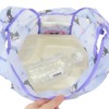 K-Company CPPE2-KU-PP Petite Eco Bag with Pockets, Purple, H15.9 x