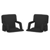 Flash Furniture Malta Portable Stadium Seats for Bleachers or Benches,