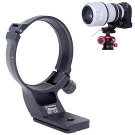 iShoot Tripod Mount Ring Lens Collar Compatible with Canon RF 100-500mm f/4.5-7.1L is USM, Lens Bracket Support Holder Bottom is Arca-Swiss Fit Camera Quick Release Plate Dovetail Groove