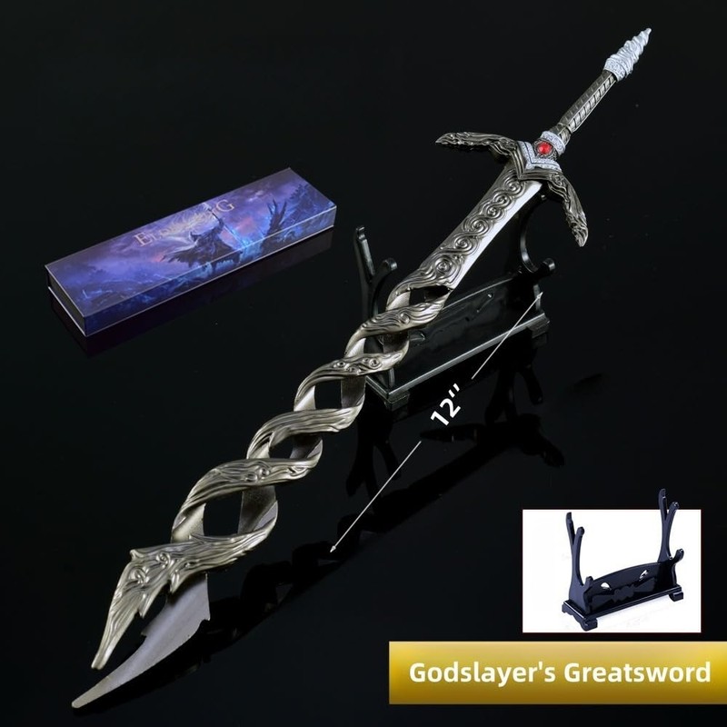 Superbuybox Game Elden Ring DLC Nightreign 12''30cm Godslayer's Greatsword Giftbox