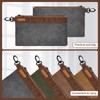 Waxed Canvas Tool Pouches Set,12 Inch Heavy Duty Tool Bags
