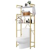 Over The Toilet Storage Rack with 3-Tier Shelves, Space Saver