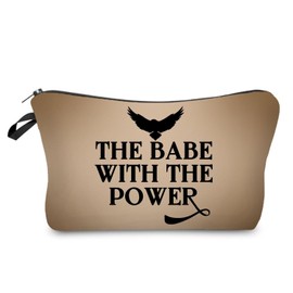 Livel lhood The Babe With The Power Makeup Bag Small Organizer Zipper Pouch Movie Merchandise Cosmetic Bag Present for Movie Fans Women Sisters Besties