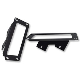 Upgrade Hidden Bumper Dually Fog Light Location Mounting Brackets Compatible with Dodge Ram 2500 3500 2010-2019 Ram 1500 2009-2012