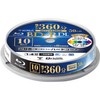 Yamazen Curiom BD-R10DLSP 50GB BD-R (For Single Recording) (Double Layer/1-4x/10-Sheet