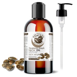 Aceite de ricino negro jamaicano. 8 oz. prensado en frío. Refinado. Orgánico. 100% puro. Sin hexano. Alivia la piel. Promueve el crecimiento del cabello. Hidratante natural. Para cabello, cara, cuerpo, cejas, pestañas, uñas.