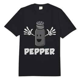 Pepper Shirt | Funny Power Matching Salt and Pepper Tee Gift Comfort Colors Adult Heavyweight T-Shirt
