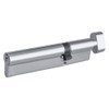Asec Nickel Plated 120mm 6-Pin Euro Double Key & Turn