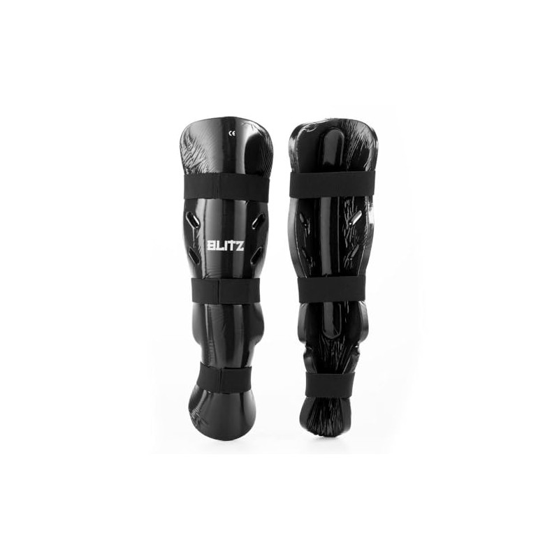 Blitz Dipped Foam Shin & Instep Guards - Blue -