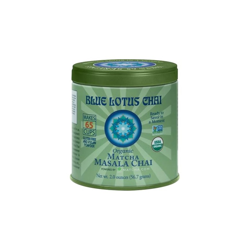 Organic Matcha Masala Chai Powder - Makes 65 Cups
