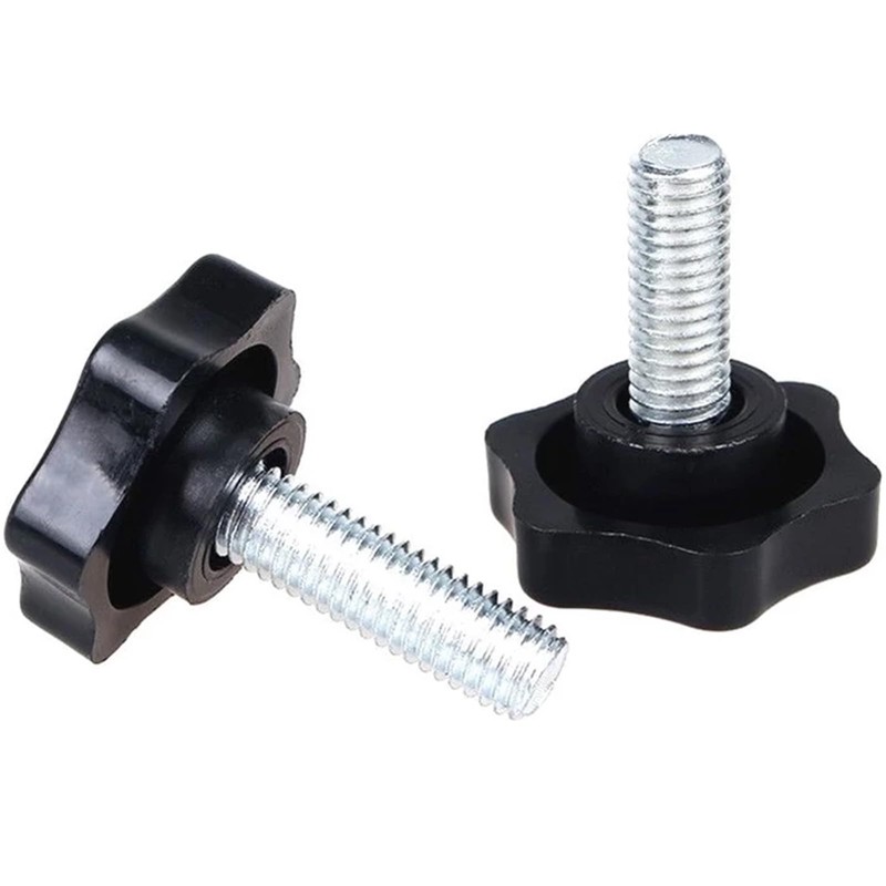 4 Stück Sternförmige Rändelschrauben, M8 × 40 mm Sternmutter, Rotationsmechanische