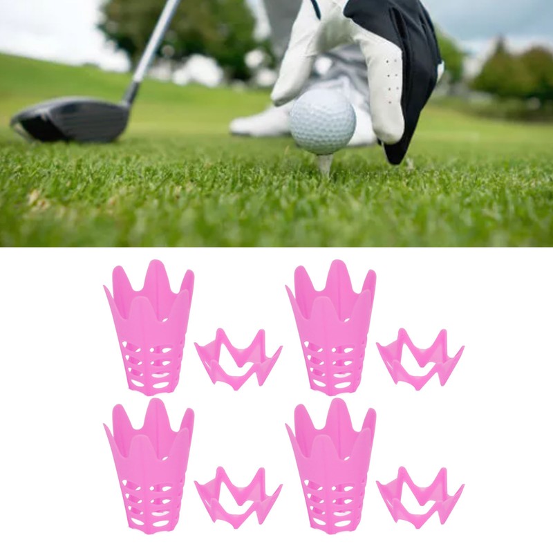 20 Pcs Plastic Golf Ball Holder Resistanceless Golf Simulator Tees