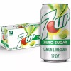 7UP Lemon Lime Zero Sugar Diet Soft Drink 12 oz
