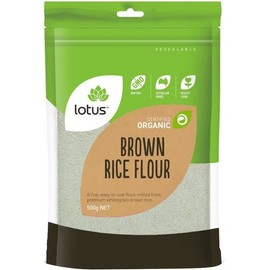 Lotus Organic Brown Rice Flour GF 500g