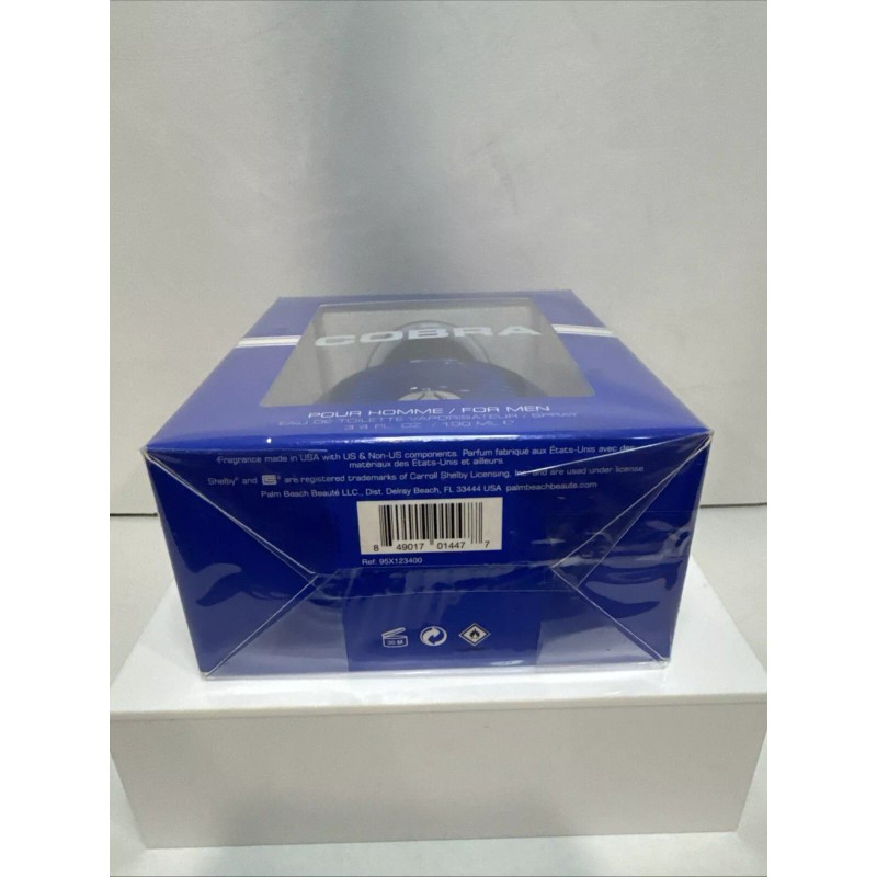 Shelby Cobra Blue For Men 3.4 OZ. EDT Spray