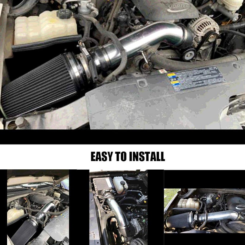 MooSun 4" Cold Air Intake System + Heat Shield For