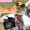 YAODHAOD Nylon Mesh Breathable Dog Mouth Cover, Quick Fit Dog