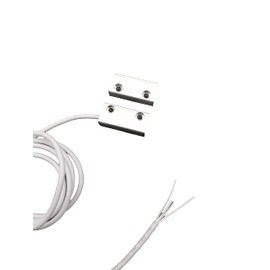 Glac Store® Magnetic Contact Aluminium View for Doors Universal 31 mm for all types of Central Alarm Wired Burglar for Door Fixtures 100 cm Long