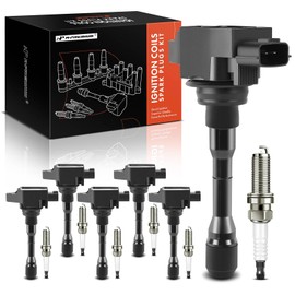 A-Premium Set of 6 Ignition Coil Pack and Iridium Spark Plugs Compatible with Infiniti Q50 2016-2021, 3.0L