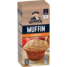 Quaker Muffin Mix Low Fat Carrot, 900g/31.7 oz., (Imported from Canada)