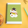 CafePress Graduation Maneki Neko Spiral Bound Journal Notebook, Personal Diary,