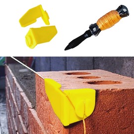Masons Mate – Builders Line Anchor Corner Brackets - 1 Set & 30M Builders Line