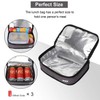 MIER Small Lunch Box Bag Food Storage Cooler Bags Insulated