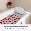 1 Waterproof Bath Cushion for Head and Neck, Bath Pillow,