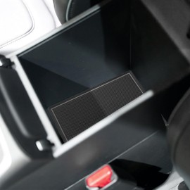 SENSHINE for Hyundai Santa Cruz Accessories 2024 2023 2022 Cup Holder Insert Center Console Shifter Liner Door Pocket Pad Gate Slot Mat for Santa Cruz SE, SEL, Night, SEL Premium, Limited 12Pcs (Gray)