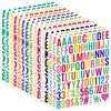 1470Pcs Letter Stickers Alphabet Stickers Vinyl Self Adhesive Mailbox Numbers,15