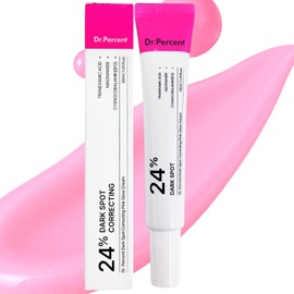 Crema Correctora de Manchas Oscuras Pink Glow 24% Ácido Tranexámico 6%, Niacinamida 5%, para Manchas, Hiperpigmentación e Imperfecciones, Cuidado de la Piel Coreano, 30 ml