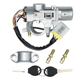 Cilindro de bloqueo de interruptor de encendido con 2 llaves para Frontier 1999-2001 Xterra 2000-2004 D87004S100 D8700-4S100 1S6111, LS1367