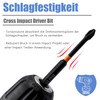 Mesee Pack of 12 1/4 Inch Magnetic Cross Head Screwdriver