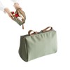 WOOXDYUK Nylon Cosmetic Bag, Travel Make Up Bag, Small, Waterproof