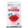 BioSwiss Bandages, Lips Shaped Self Adhesive Bandage, Latex Free Sterile