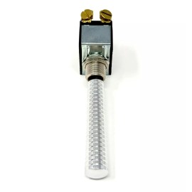 Custom FAMS Toggle Switch Extension 2 1-4" Long, Highly Polished Ribbed Custom